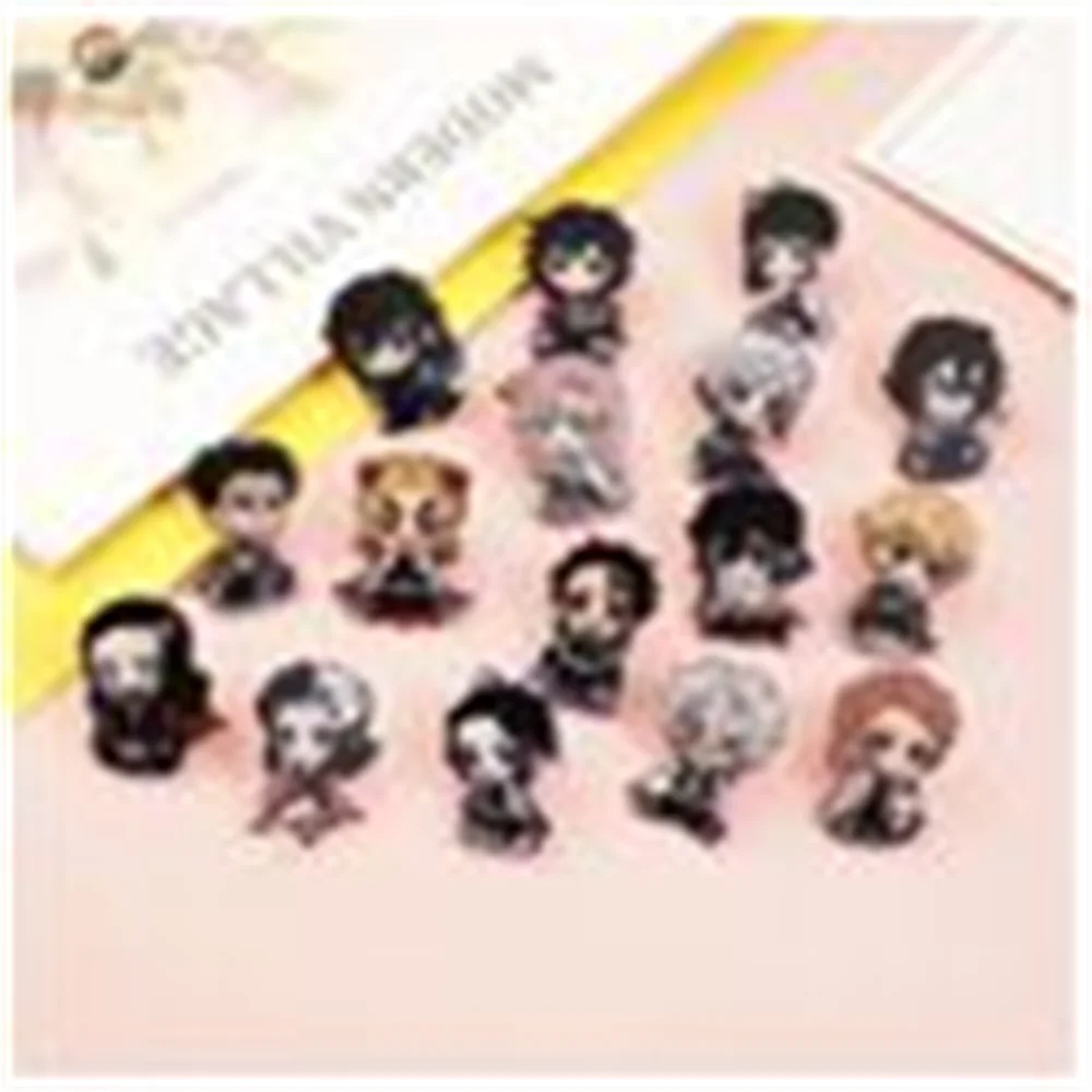 Wholesale Demons Slayer Anime Role Brooch Acrylic DIY Decorative Pins for Women Man Birthday Present Kids Toy Brooch