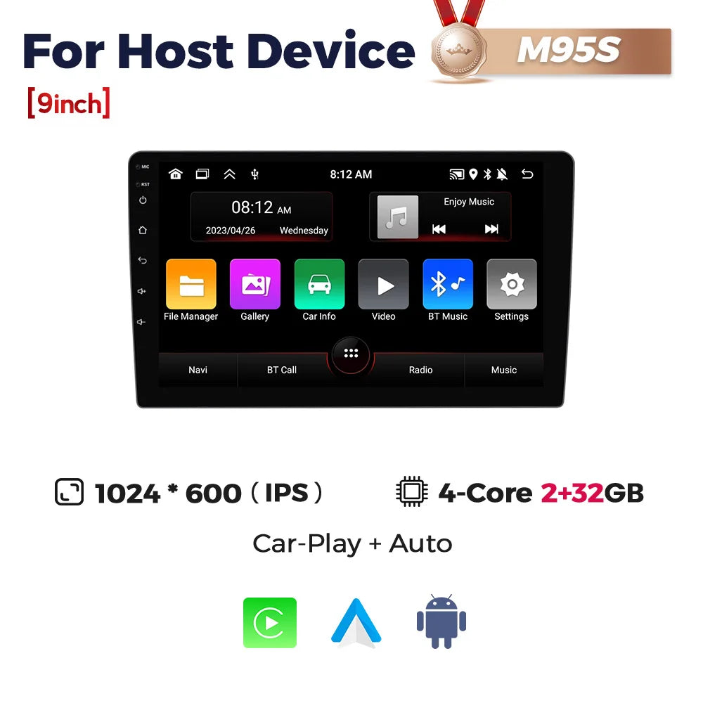 MEKEDE New Android System 7862 8Core DSP Car Multimedia for VW Toyota Universal Autoradio with Carplay RDS GPS BT 4G LTE 5G Wifi