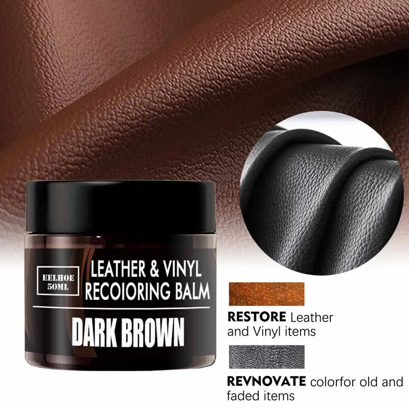 50ml Car Leather Repair Kit Liquid Skin No Heat Leather Repair Tool Car Seat Sofa Coats Holes Scratch Cracks Rips Restoration