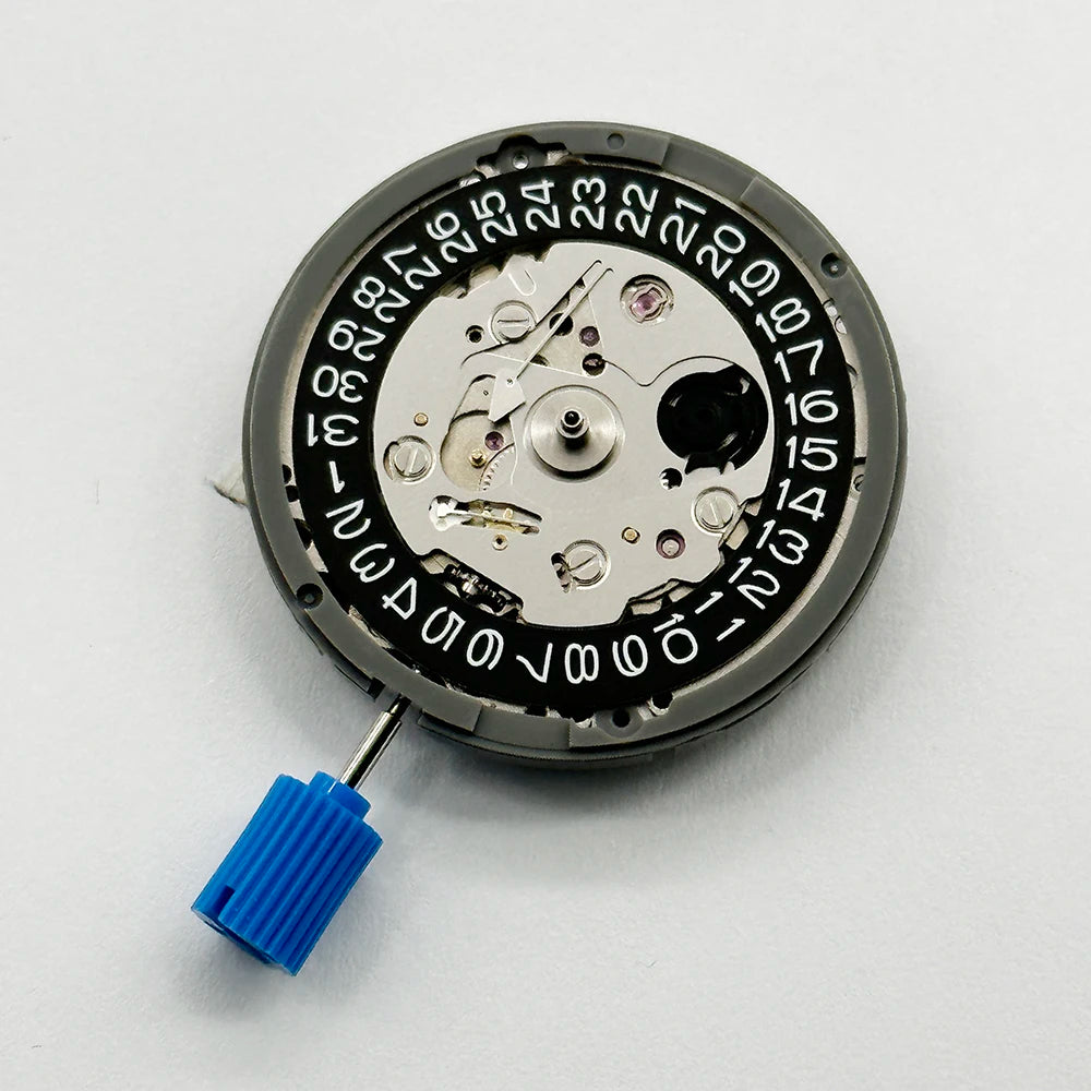 Japan Genuine NH35 Mechanical Movement Black 3H Date Automatic Watch Replace Mechanism NH35A 4R35 High Accuracy 24 Jewels