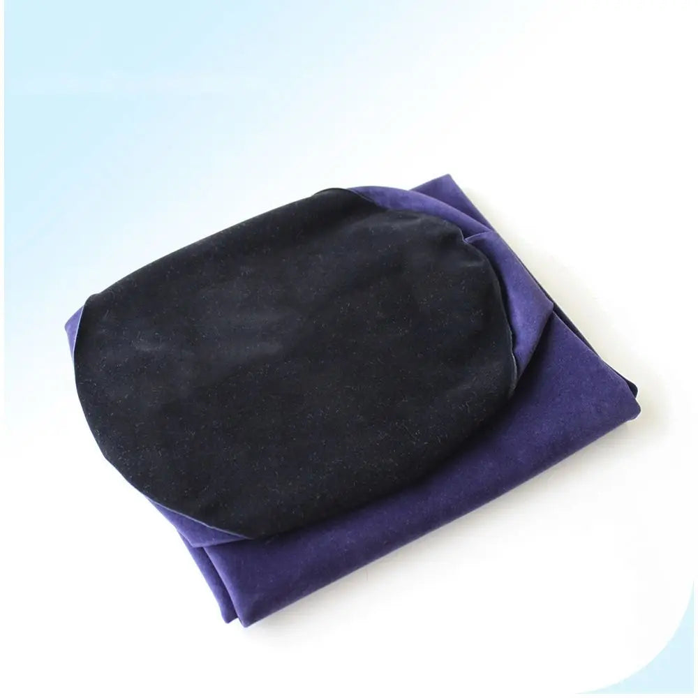 Couples Gifts PVC Flocking Silicone Pillow Blue+Black Cylinder Magic Cushion Inflatable Soft Relax Cushion Love