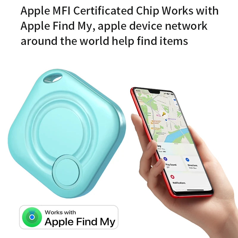 Mini Smart Tracker Bluetooth Key Positioner Anti Lost Reminder Device with Apple Find My APP MFI Rated Car Key Pet Kids Finder