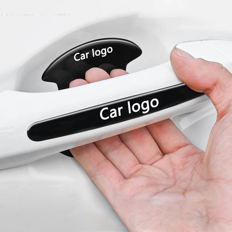 4/8Pcs Car Door Handle Protective Anti-scratch Stickers For Nissan X-trail Qashqai Note Juke Sentra Patrol Almera Navara Leaf