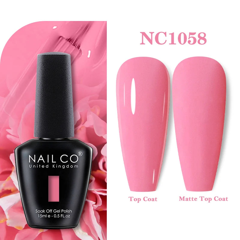 NAILCO Gel Nail Polish 15ml Nail Art Vernis Semi Permanent Soak off UV Gel Polish Gel Manicure Nail Varnish Nail Color Ongles