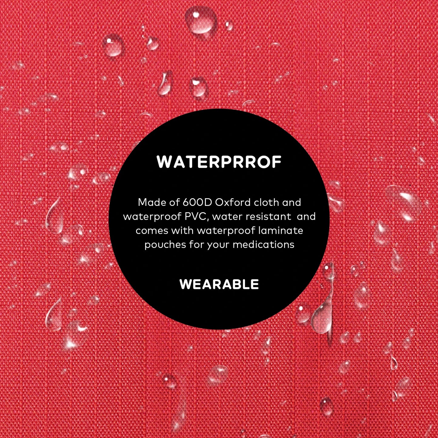 BearHoHoLarge Size Handy First Aid Kit Bag Emergency Kit Medical Rescue Bag for Workplace Home Outdoor Car Travel Hiking Camping