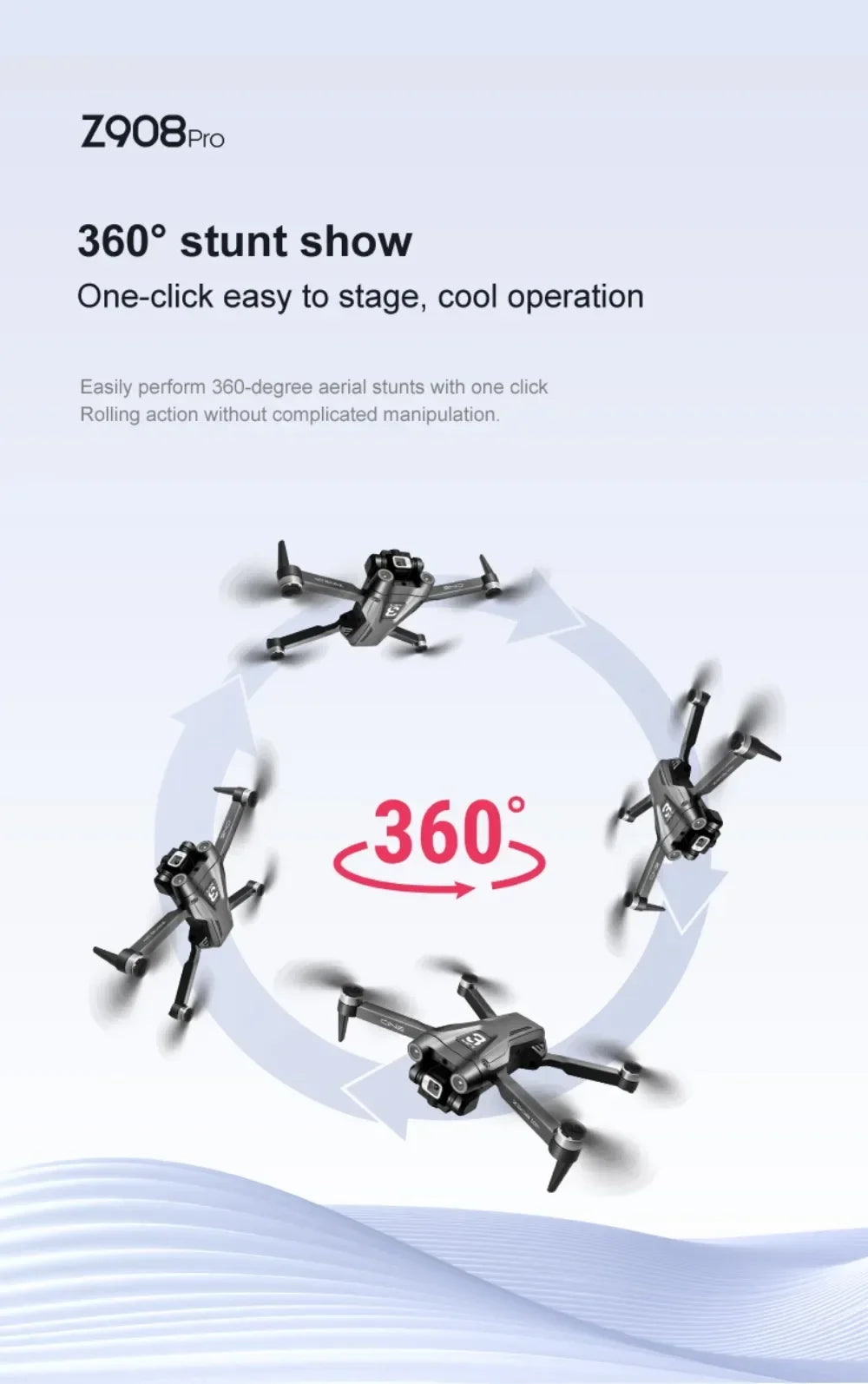 Z908 Pro Max Drone Professional 8K GPS Dual HD Aerial Photography FPV Brushless Obstacle Avoidance Quadcopter 9000M