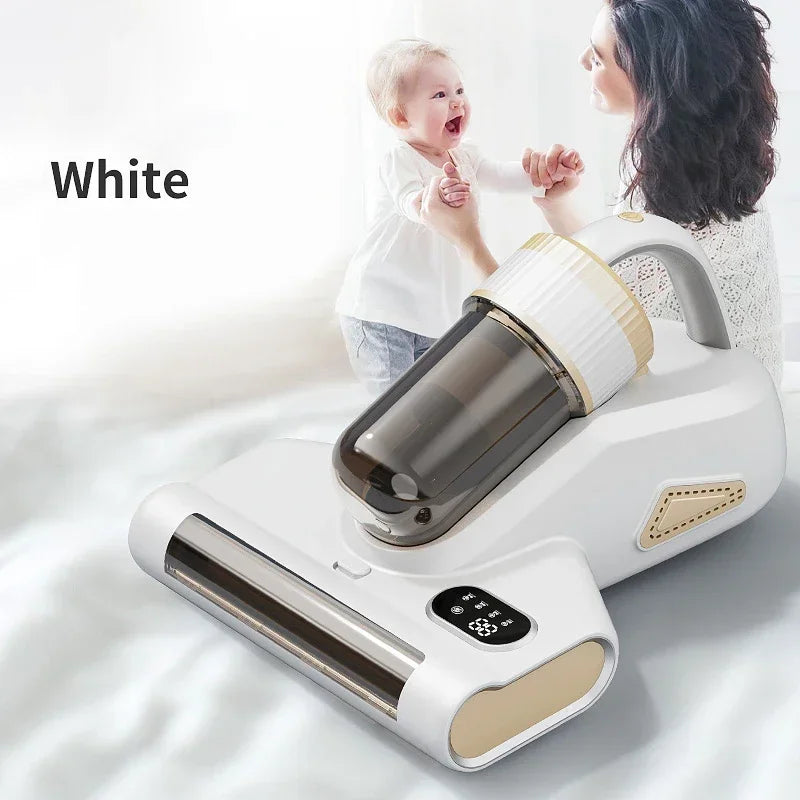 Portable 15Kpa Mite Remover Wireless Handheld Home Ultraviolet Sterilization Powerful Suction Vacuum Cleaner for Sofa Mattresses