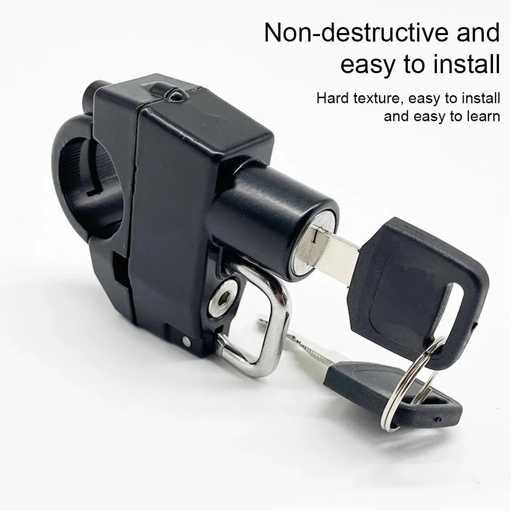 Helmet Lock Anti-theft Locker, Locking Device. Rustproof, Fine Workmanship. Compact Size, Convenient. Motorcycle Supplies.
