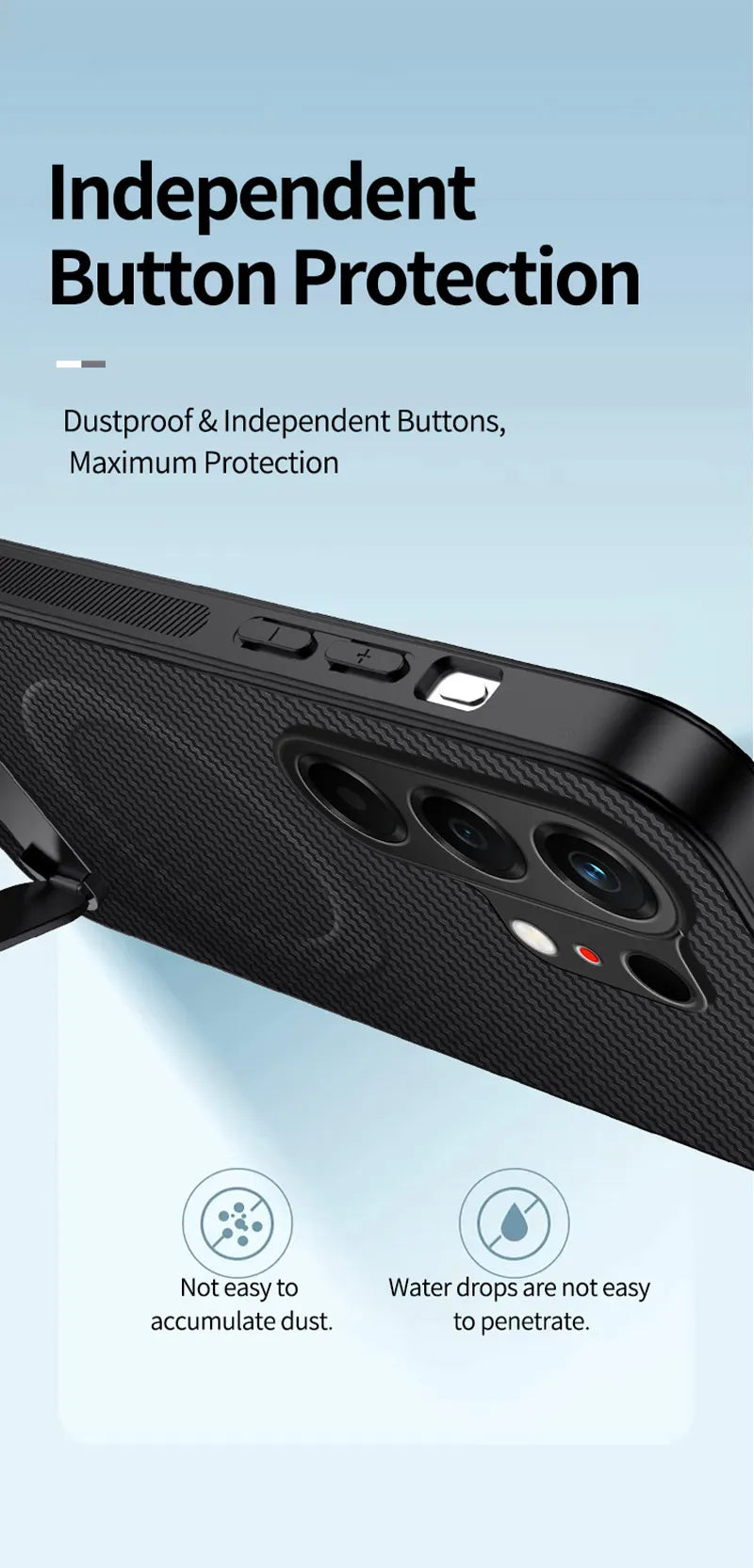 For Tecno Camon 50 40 Pro Plus Case Carbon Fiber Texture Magnetic Bracket PC Cover For Tecno Camon 40C Shockproof Bumper Funda