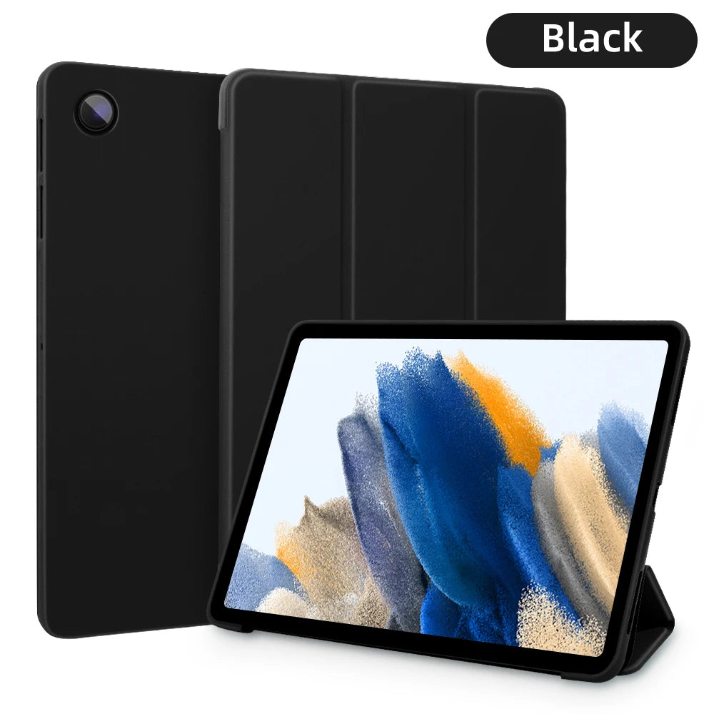 Case for 2021 Samsung Galaxy Tab A8 X205 X200 10.5in PU Tablet Cover Smart Leather Funda wake up from sleep Stand