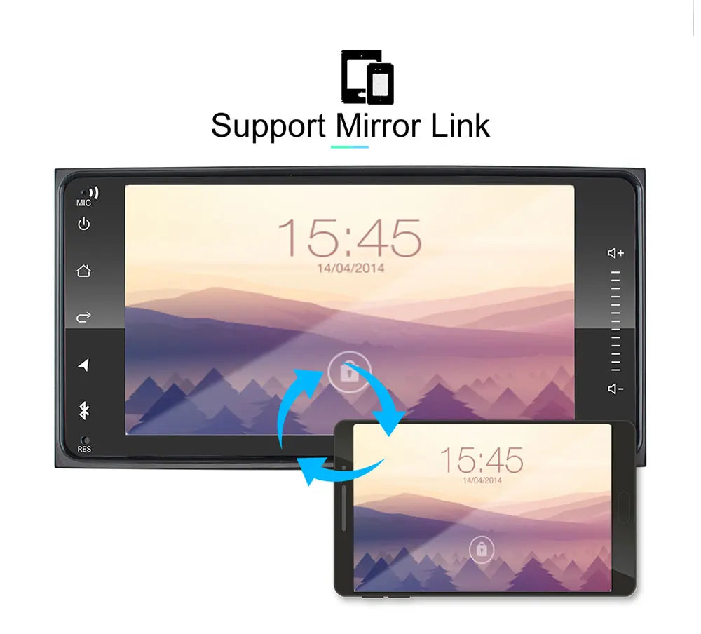 2 din android 10 Universal Car Multimedia Radio Player CarPlay 2Din Stereo For Toyota VIOS CROWN CAMRY HIACE PREVIA COROLLA RAV4