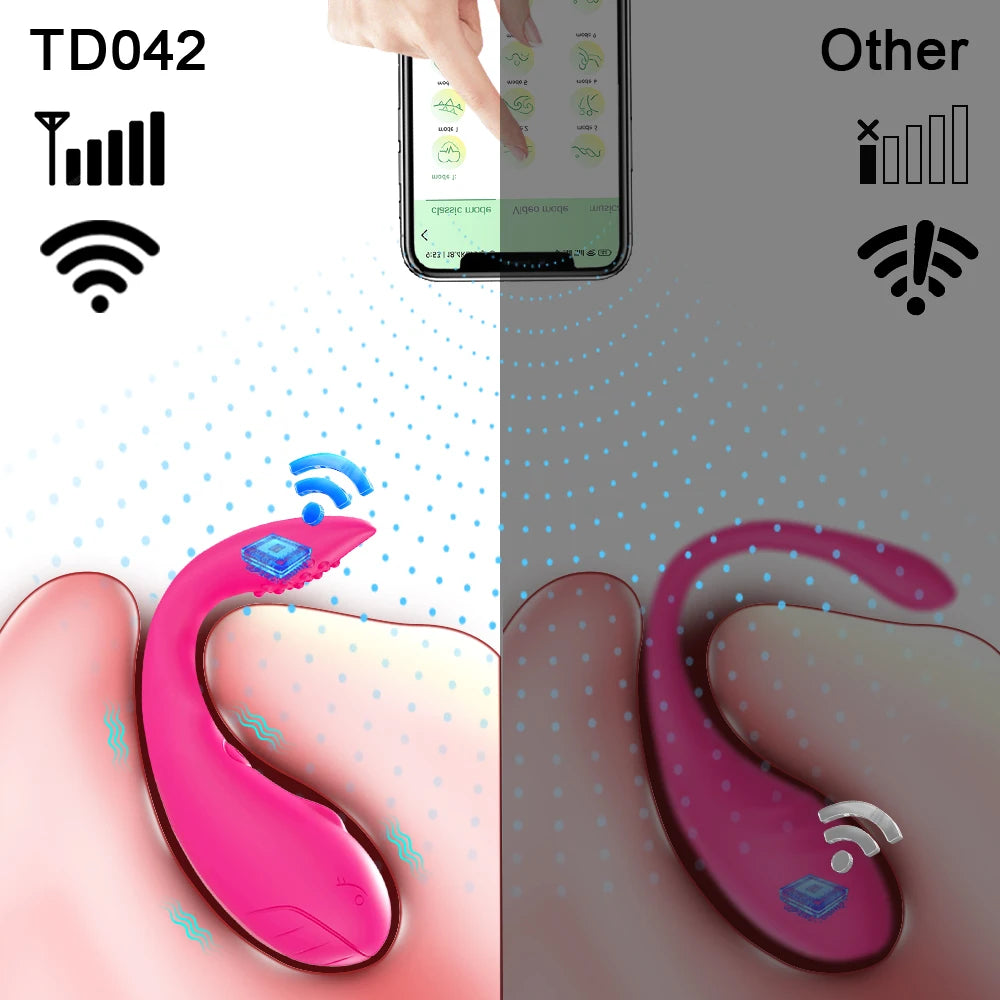 Wireless Bluetooth APP Vibrator Egg for Women Clit Clitoris Stimulator Wearable G Spot Vibrating Female Love Egg Adult Sex Toys