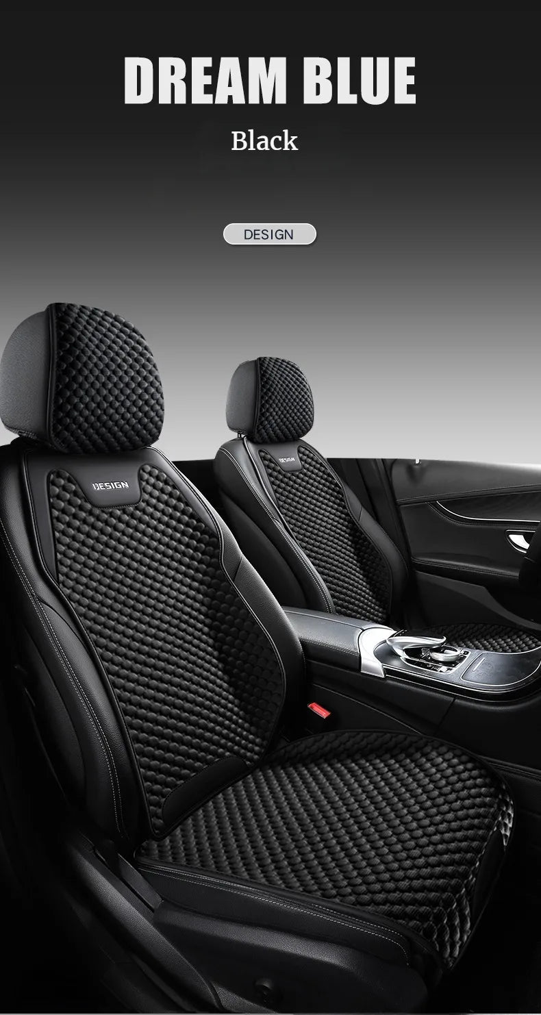 Ice Silk Car Seat Cushion Ventilation Comfortable, Durable Four Seasons Universal Split Single Car Front Seat Cover