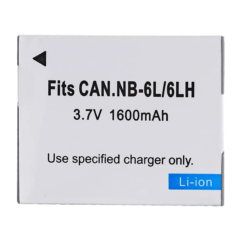 NB-6LH NB-6L 1600mAh Battery For Canon and Charger Powershot SX700 SX710 SX700HS S120 S110 SX170 IS S200 280HS S95 SX530 SX270HS