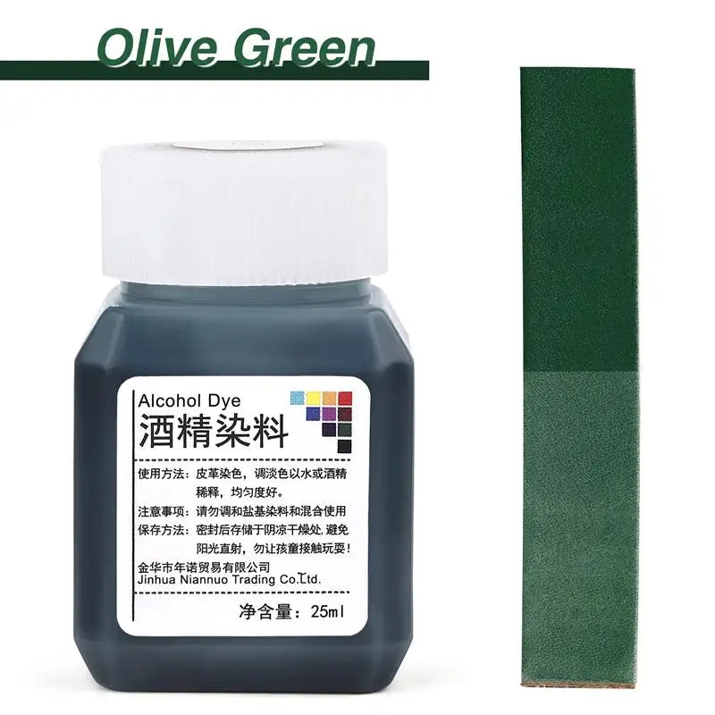 24 Color Leather Alcohol Dye Complete Set Of Diy Handmade Leather Cow Leather Dye Vegetable Tanned Leather Dye Alcohol Dye Water