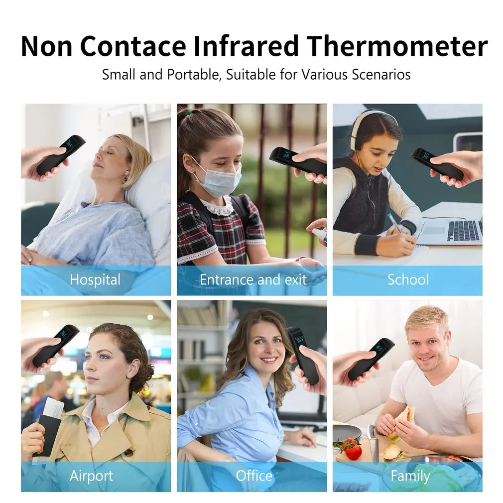 Medical Temperature Infrared Thermometer Forehead Digital Non-contact Thermomete LED Display Fever Measure Tool For Baby Adult
