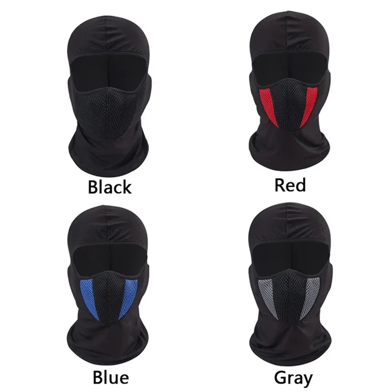 Motorcycle Full Face Mask Balaclava For Men & Women, Breathable Weather- Resistant Riding Sports Mask