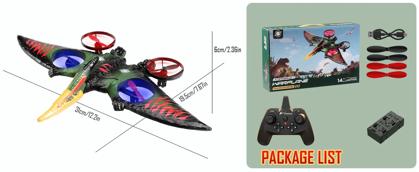 L0712 RC Plane 2.4G Remote Control Aircraft Gravity Sensing Aircraft Glider with Light EPP Foam Fighters for Boys Children