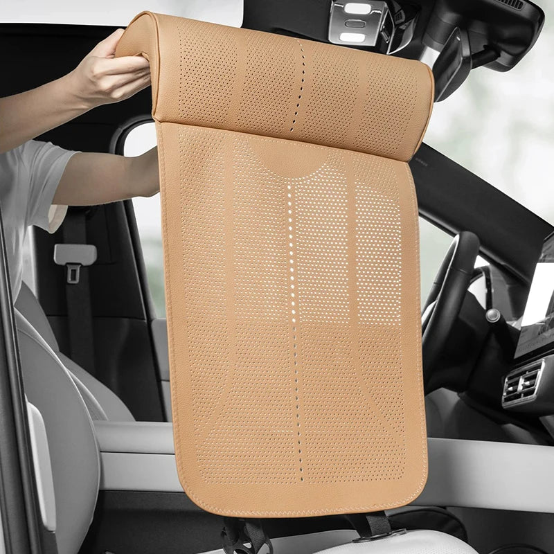 Car Seat Cushion with Leg Support Universal Seat Protection Cover Extension Leg Rest Padding Relieve Fatigue Auto Accessories