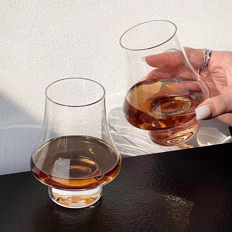 2/4/6pcs Crystal Glass Whiskey Cup Set of 250ml Clear Lead Free Drinking Glasses Scotch Liquor Barware Beer Spirits Wine Glasse