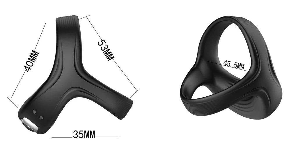 Strong Vibrator Cockring Penis Cock Ring on for Man Delay Ejaculation Sex Toys for Men Couple Rings Penisring Toys for Adults 18