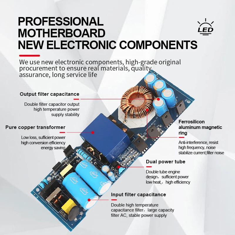 AC/DC waterproof lighting power supply IP6712V 24V outdoor LED driver 600W 500W 400W 300W 200W 100W transformer power supply