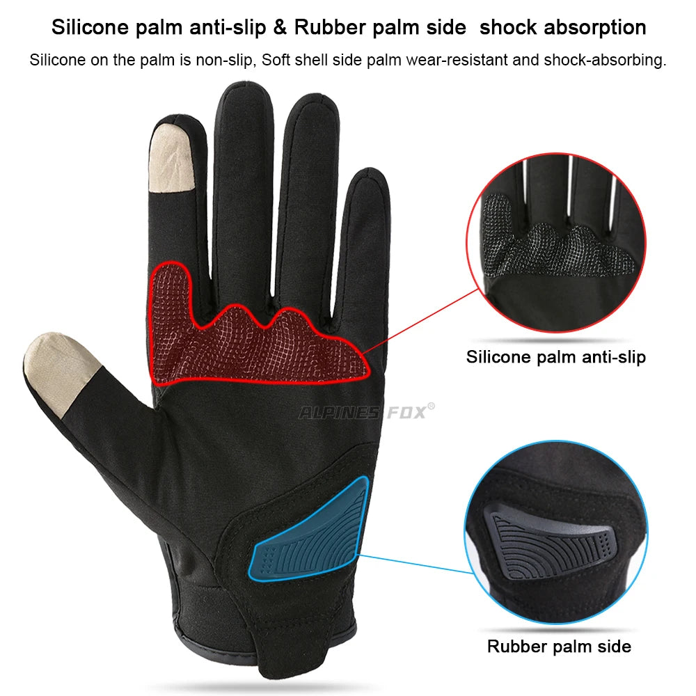 Suomy City Gloves Touch Screen Waterproof Motorcycle Gloves Racing Motocross/Motorbike Gloves Riders Black Motoqueiro Guantes