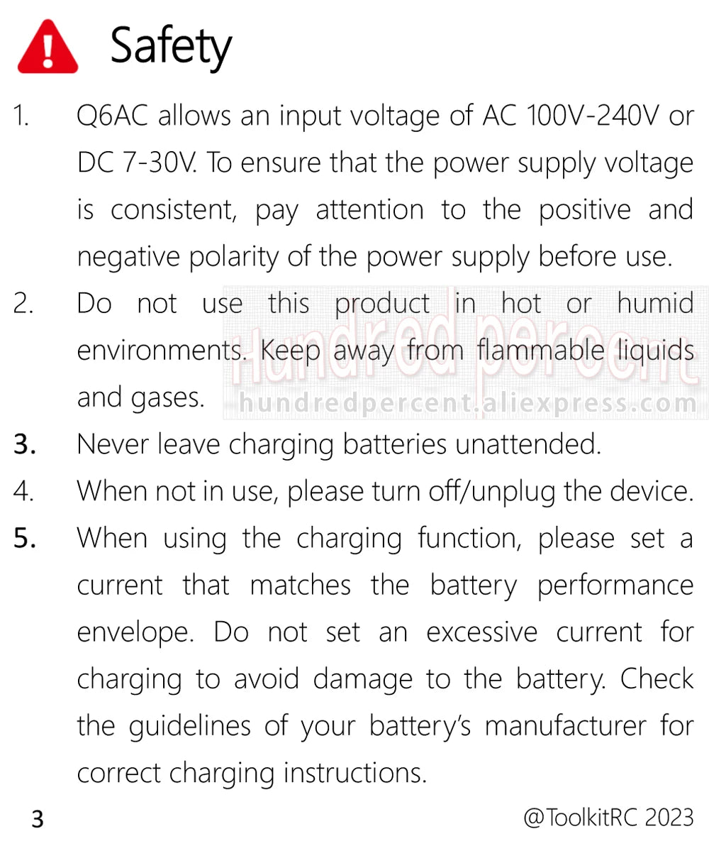 ToolkitRC Q6AC Charger AC 400W/DC 1000W 4CH output Built-in 65W USB A/TYPEC Output ,LiPo, 1-6S，NiMH 1-16S,PB 1-10S Charger IPS