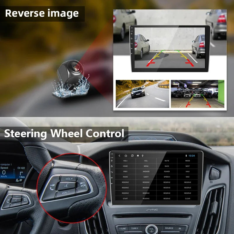 Srnubi Car Radio 2 Din Android 12 Auto Carplay Universal 7" 9" Multimedia Player for Nissan Honda Toyota Lada Volkswagen Hyundai