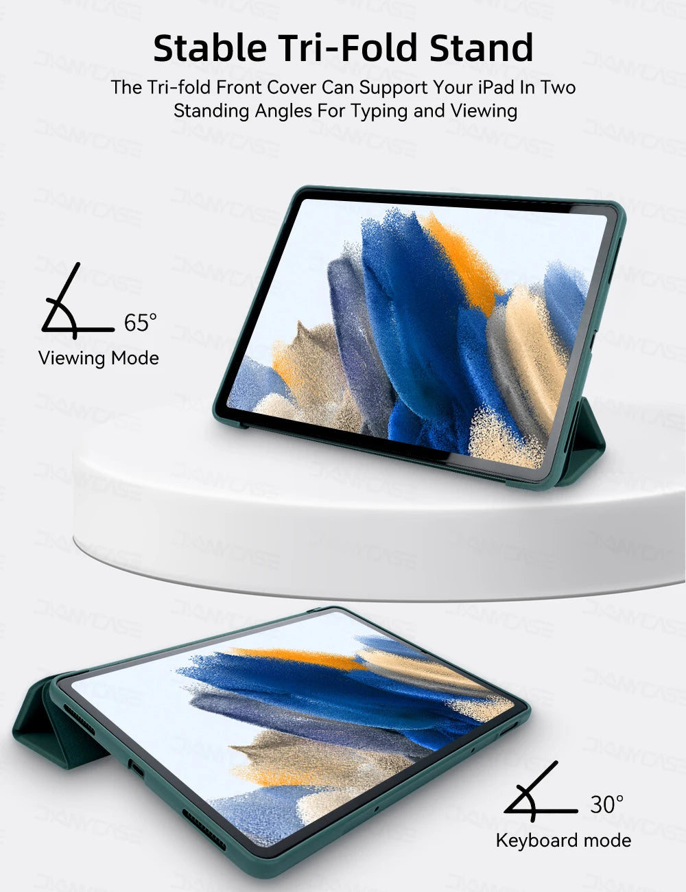 Case for 2021 Samsung Galaxy Tab A8 X205 X200 10.5in PU Tablet Cover Smart Leather Funda wake up from sleep Stand