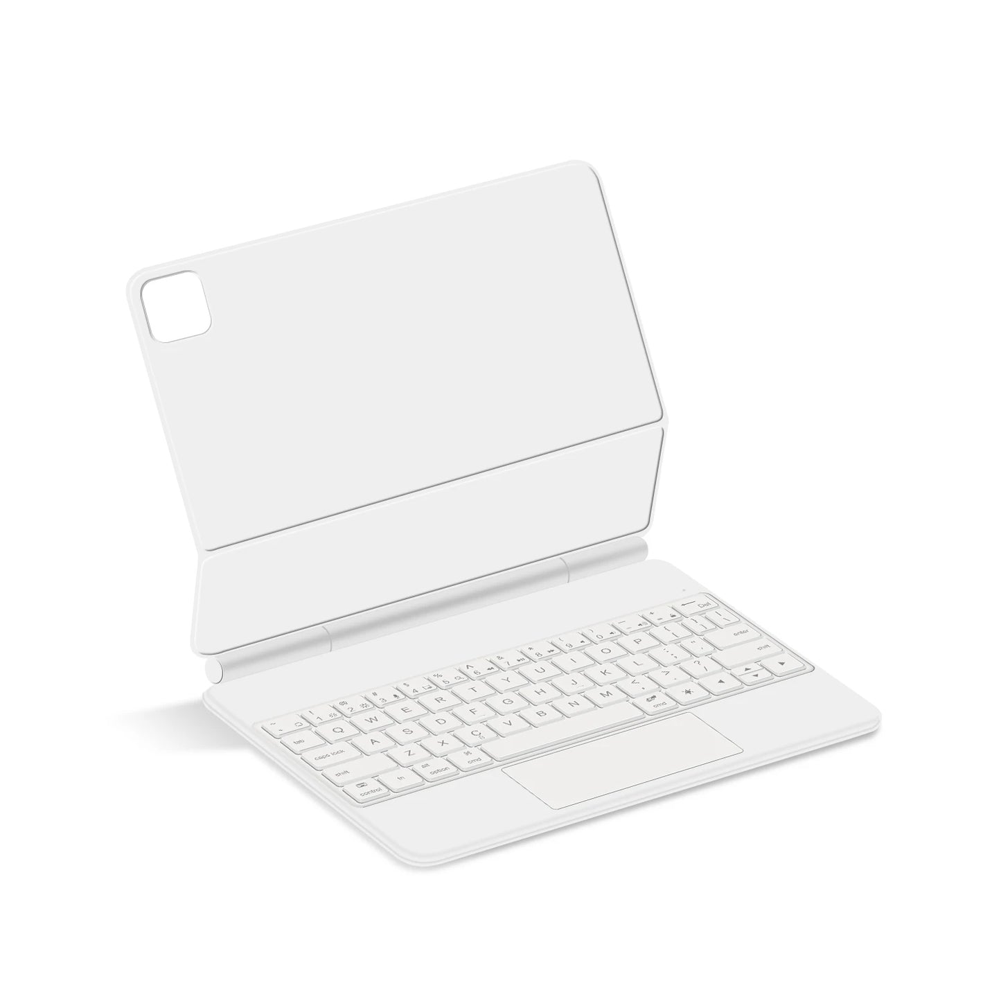 AJIUYU Magic Keyboard Folio For iPad Pro 11 inch (M4) 2024 A2836 A2837 Smart Magnetic Case Multi-touch Backlight Keyboard Cover