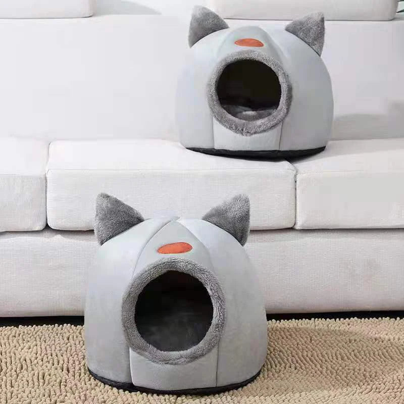 2024NEWCat House Cat Bed Pet Bed Soft Whole Washable Winter Pet Cushion Pet Cushion Cat Dog Rabbit Bed