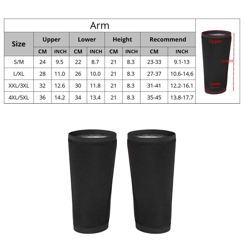 Arm Trimmer Wraps Body Shapers Sauna Slimmer Arm Sweat Shaping Corset Fat Burning Weight Loss Shapewear Armbands Sleeve Straped
