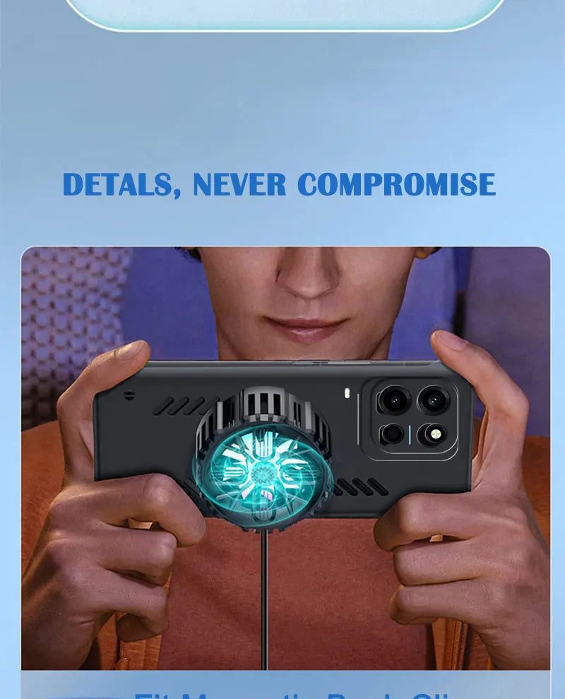 Graphene Heat Dissipation Cooling Magnetic Phone Case for ONEPLUS Nord6 CE6 Nord 6 Shockproof Hard PC Frameless Cover