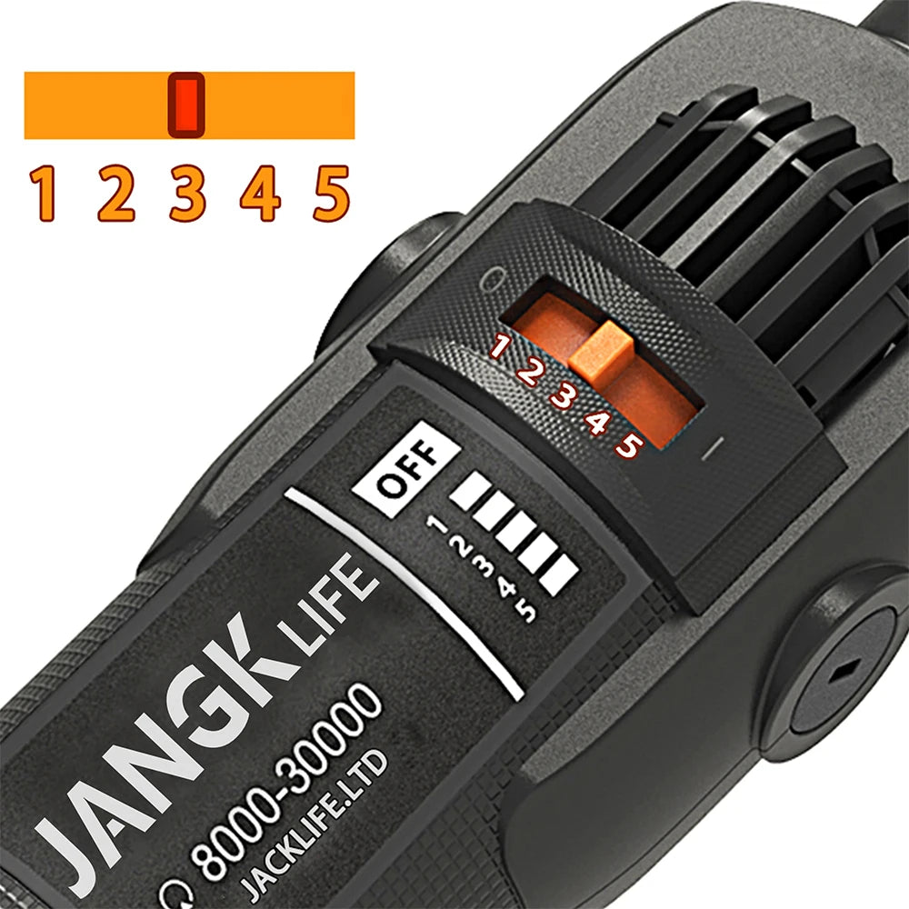 JANGKLIFE 110V 220V Power Tools Electric Mini Drill Die Grinder Engraver Polisher with Rotary Tools Set Kit  For  3000 4000