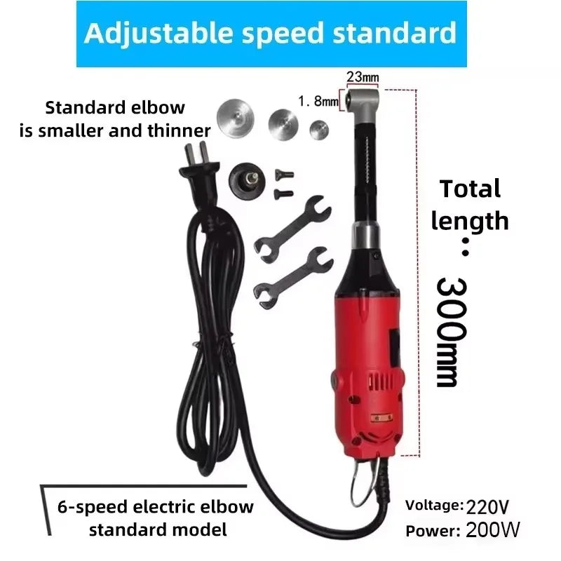 90° Electric Elbow Grinding Machine Right Angle Electric Elbow Polisher Multifunctional Seam Cleaning Machine Engraving Machine