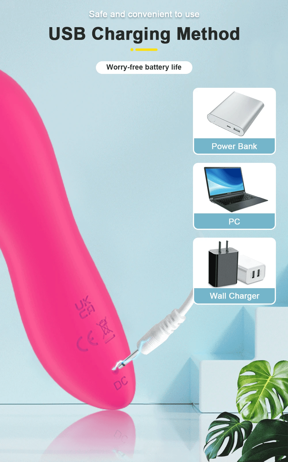 Sucking Vibrator with 5 * 5 Suction Female Clitoral Stimulator Nipple Masturbator Sex Toy for Women Adult Couples Pleasure