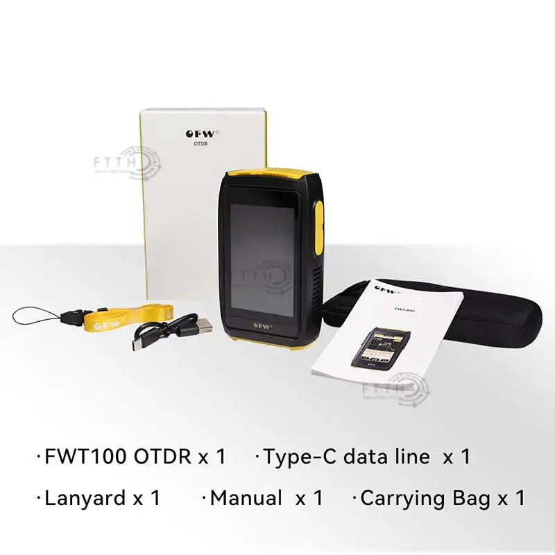 MINi OTDR Active Fiber Live Test 1577nm  IOLA 1550nm 20dB Fiber Optic Reflectometer Touch Screen  OLS OPM Visual Fault Locator