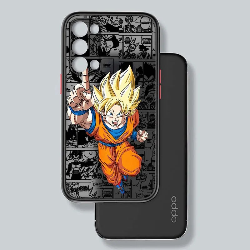 Anime D-Dragon Ball Popular For OPPO Find X3 X5 Lite Pro A98 A94 A93 A79 A76 A58 A57 5G Frosted Translucent Phone Case