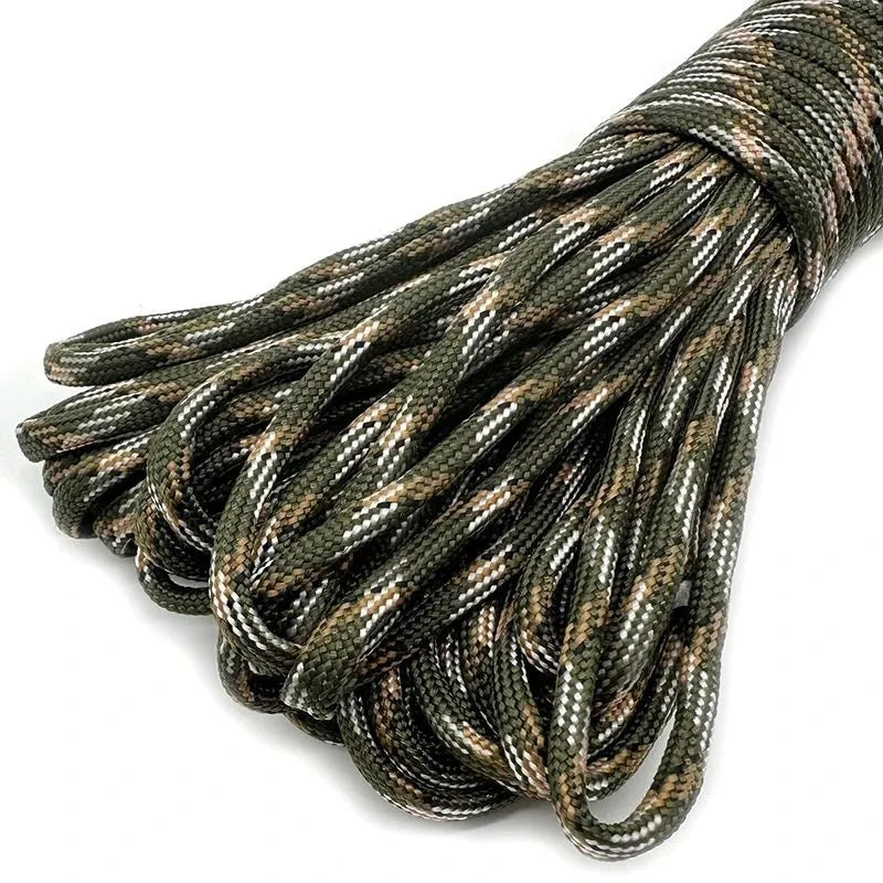 30m 4mm Thick Braided Paracord For Camping And Hiking, Handmade DIY Rope