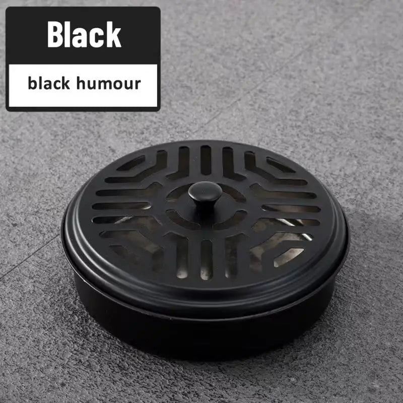 1~10PCS New Mosquito Coil Holder Mosquito Coil Box With Cover Mosquito Coil Tray Nail Tooth Mosquito Coil Holder Household Ash