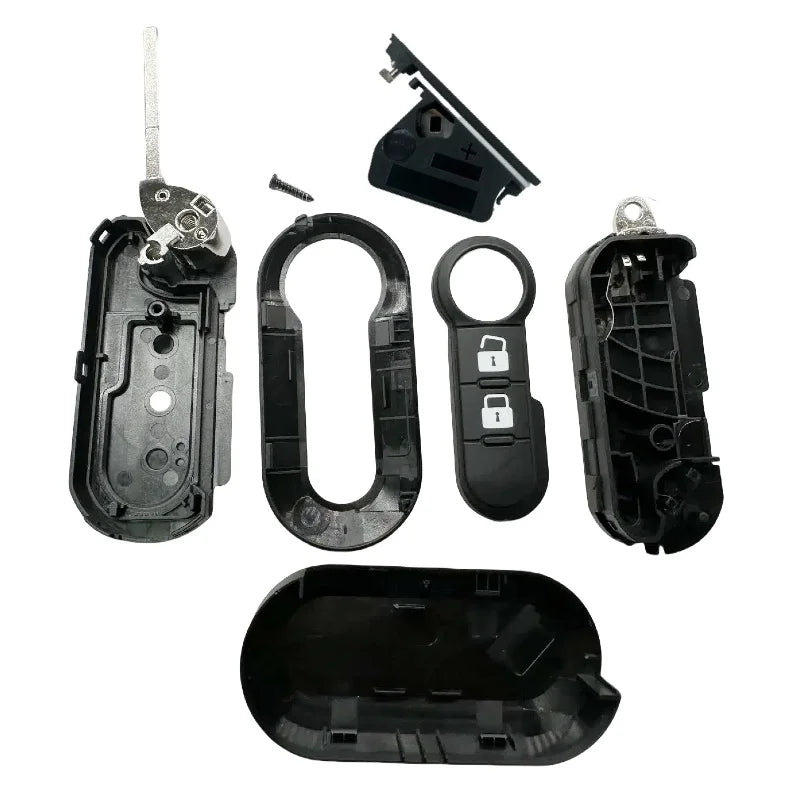 Good Quality For Fiat 500 Panda Punto Bravo 3 Buttons  Car Key Remote Control Shell Blank Case Housing Fob Keyless SIP22 Blade