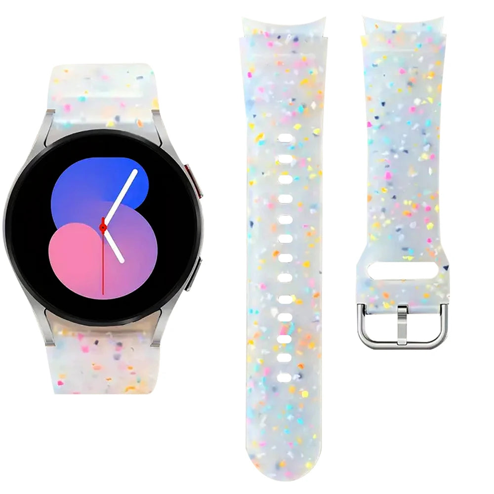 Silicone Strap For Samsung Galaxy Watch 6/6 Classic Eco-friendly Watchband for Galaxy Watch 4 5 6 7 FE