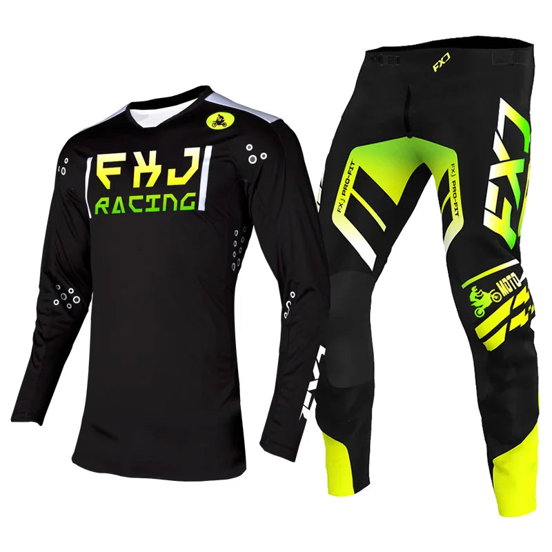 Motocross Jersey Pant white Mens Women pink black Combo racing suit Off-road MX DH ATV gear set Enduro Motorcycle mountain