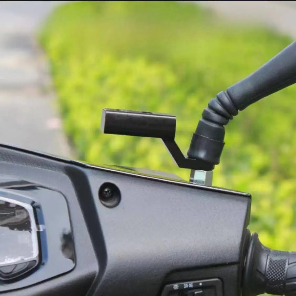 Aluminum Extender Bracket for Motorcycle Scooter ATV Rearview Mirror Mount Extension Bracket for Fixing Spotlight Phone Holder