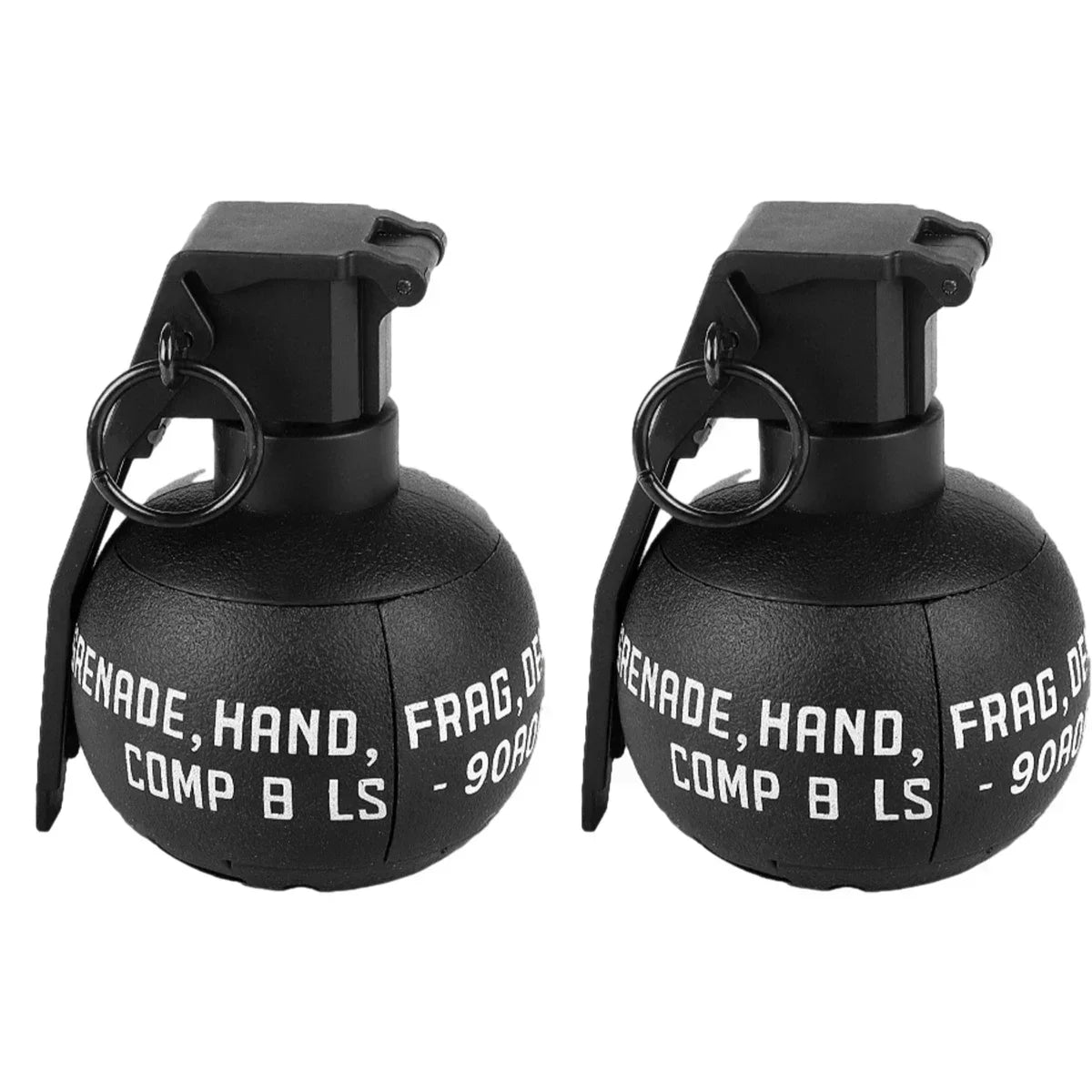 3pcs Tactical Smoke Grenade Grenade Model for CQB Airsoft Paintball Game M67 Burst Mine Water Grenade Bouncing Smoke Grenade