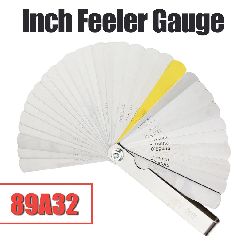 Feeler Gauge Metric Inch Spark Plug Gauge Valve Probes Filler Gauge Probe Thickness Gauge Spark Plug Gap Tools Thickness Set