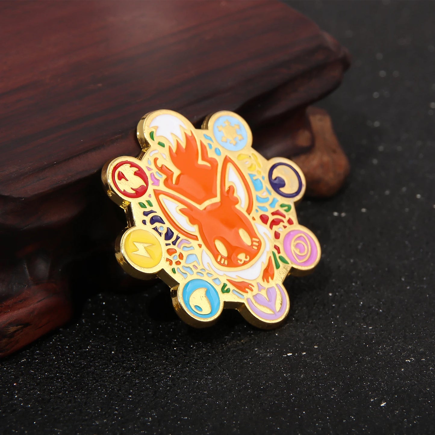 Animation Pokemon Brooch Monster Eevee Brooch Enamel Pin Badge Clothing Badge Decoration Jewelry Accessories Gifts