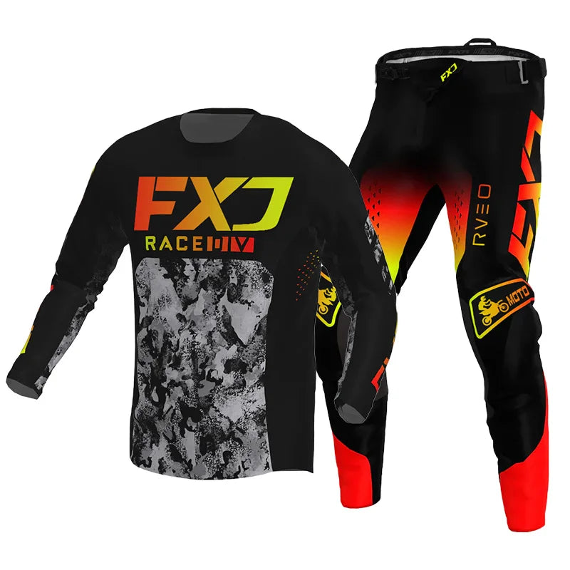 Motocross Jersey Pant white Mens Women pink black Combo racing suit Off-road MX DH ATV gear set Enduro Motorcycle mountain