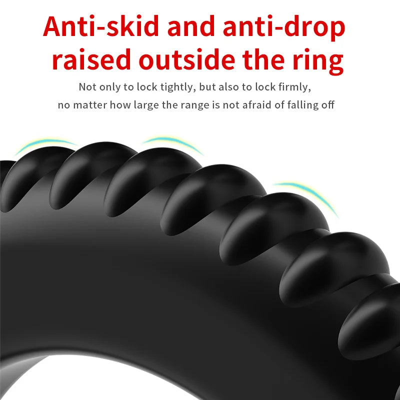 Cock Ring Silicone Penis Lock Rings Male Reusable Delay Ejaculation Ring Scrotum Bondage Goods Couple Cock Erection Erotic Toys